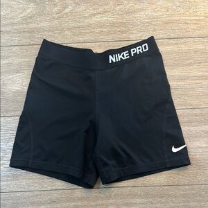 Nike Pro Black Athletic Shorts